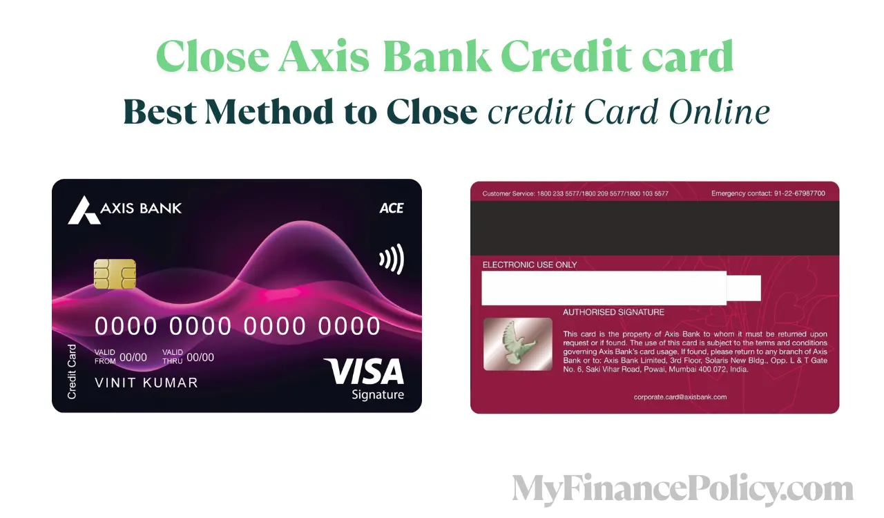 Close Axis Bank Credit card