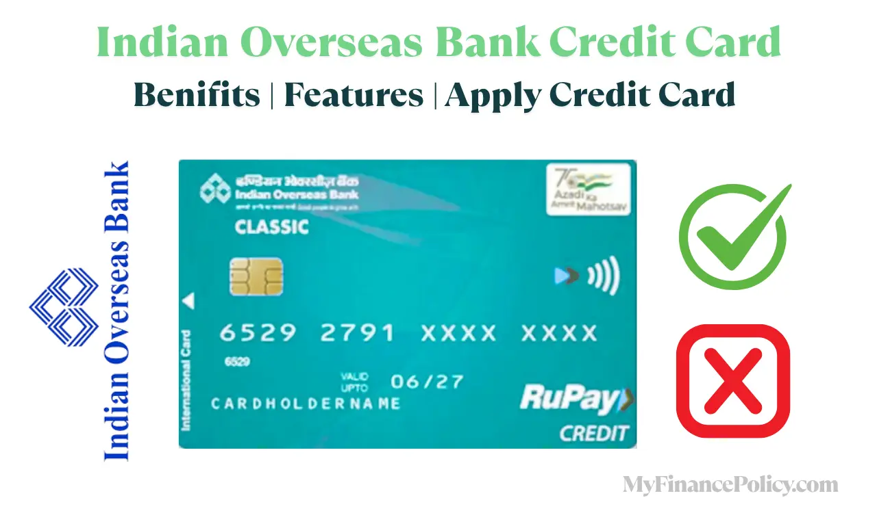 Indian Overseas Bank Credit Card Payment – Apply Online